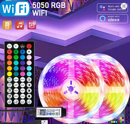Tira LED multicolor sensor MUSIC + APP